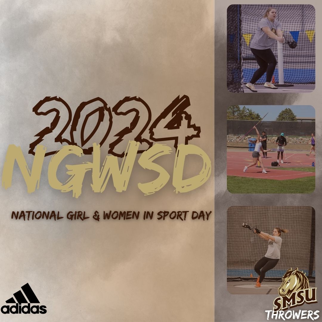 𝗛𝗮𝗽𝗽𝘆 𝗡𝗮𝘁𝗶𝗼𝗻𝗮𝗹 𝗚𝗶𝗿𝗹𝘀 &amp; 𝗪𝗼𝗺𝗲𝗻 𝗶𝗻 𝗦𝗽𝗼𝗿𝘁𝘀 𝗗𝗮𝘆!

 Celebrating the Mustang Women today &amp; every day! 

#LetsRide #WEareMustangs #ChangingTheGame #GameChangers 
#NGWSD2024 #trackandfield #throwers #athletics #track #hammer #shotput #discus #javelin