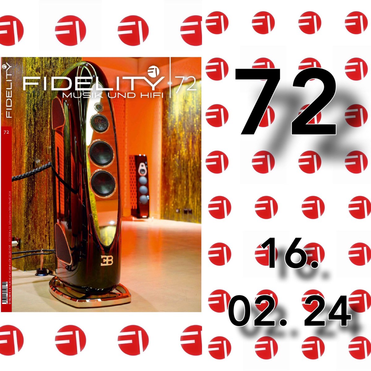 DAS #FIDELITYMAGAZIN NR. 72 ERSCHEINT AM 16.02.24 BEIM #HIFIHÄNDLER IN EURER NÄHE UND IM GUTSORTIERTEN #ZEITSCHRIFTENHANDEL - Abo👉 fidelity-online.de - #hifimagazin #hifimagazine #printmagazine #onlinemagazine #musikmagazin #fidelityonline #hifiaudio #hifi #highend