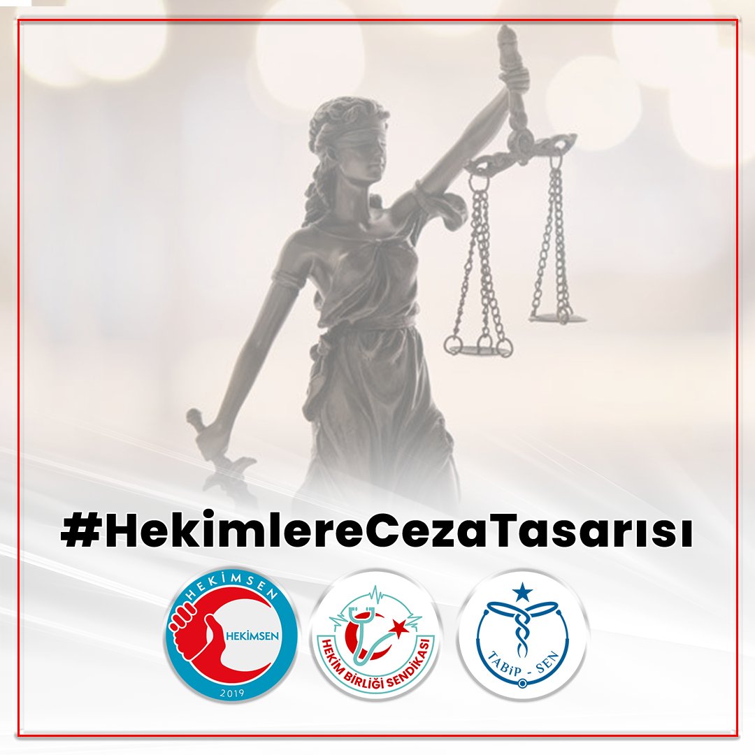 TBMM'ye sunulan yeni kanun teklifi, hekimlere ceza niteliğinde birçok düzenleme içermektedir.

Hekim Birliği olarak, bu hukuka ve adalete aykırı teklifin geri çekilmesi için mücadele edeceğiz.
#HekimlereCezaTasarısı