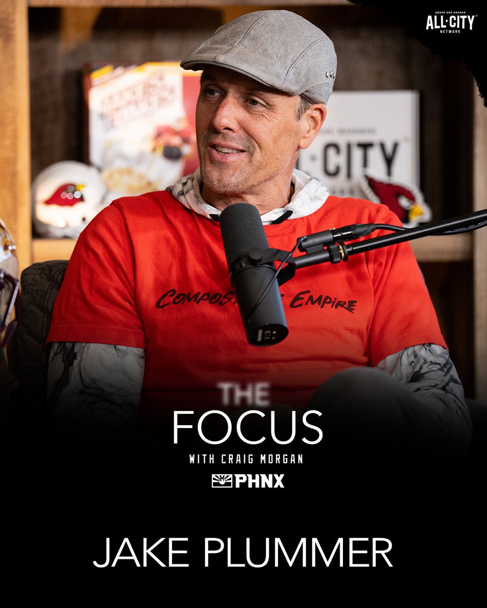 From playing for Arizona State to the Arizona Cardinals... to his friendship with Pat Tillman and everything in between... Jake Plummer joins @CraigSMorgan for the debut episode of The Focus available NOW! 🎧: link.chtbl.com/TheFocus 📷: youtube.com/watch?v=qdlscx…