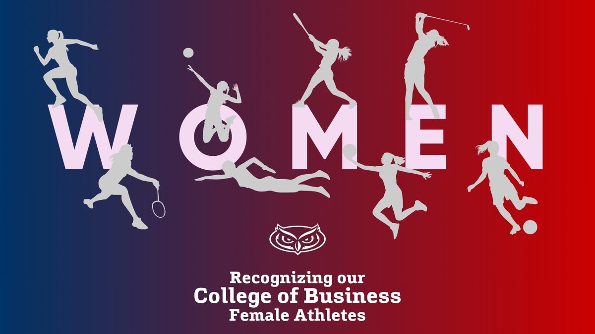 Recognizing the 54 female @faubusiness student-athletes. As a celebration to women in sport, our @faumbasport program is running a campaign to highlight key women in the sports industry, please nominate through this link: tinyurl.com/253rrho9 #NGWSD🏀⚽️🥎🎾🏐⛳️🏊‍♀️🏃‍♀️