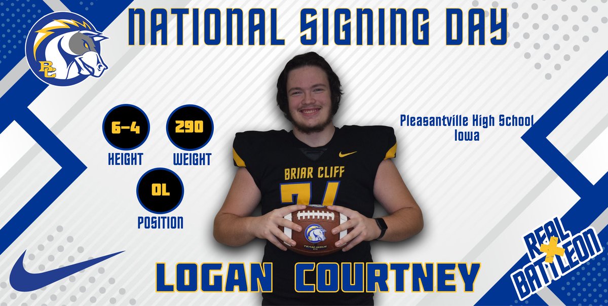 NSD24‼️ ✍️| Logan Courtney 📱| @LoganCourtney74 📍| Pleasantville HS 🚨| Offensive Line 🎥| hudl.com/video/3/117856… #BattleOn | #ALLIN