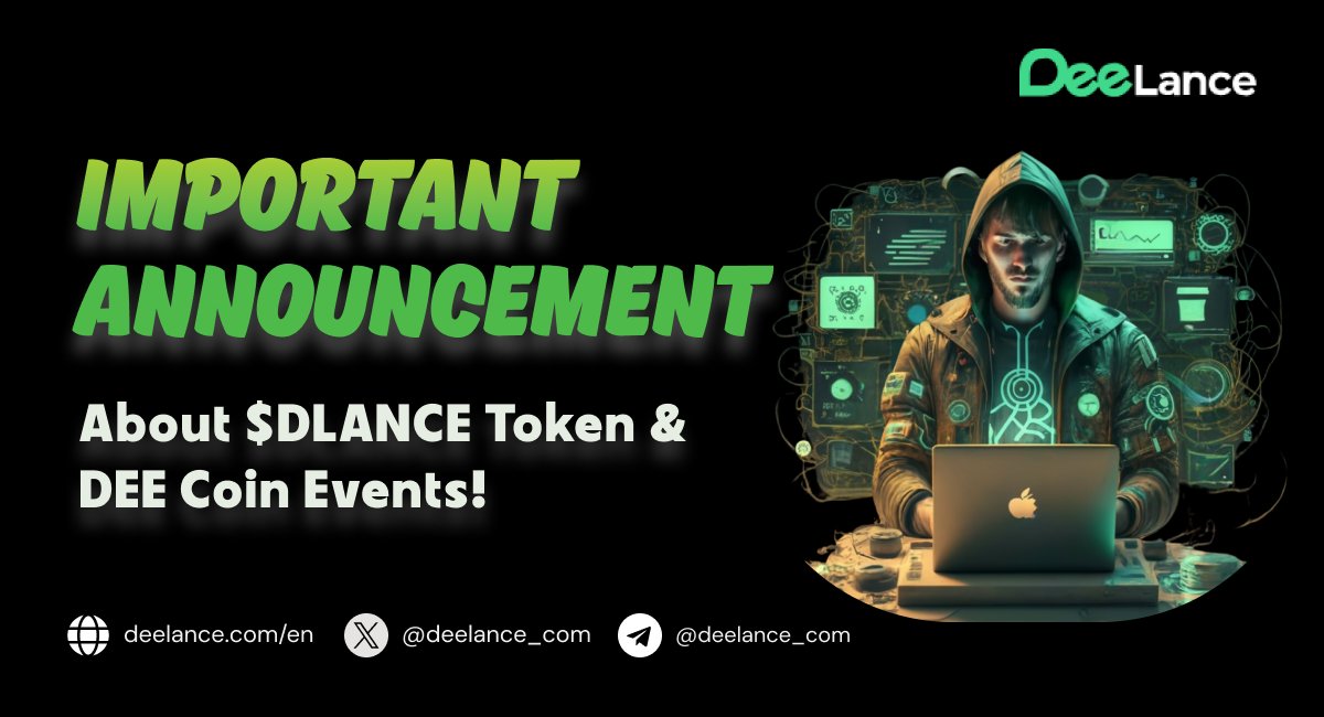 deelance_com's tweet photo. Important Announcement 📢 

🔸 $DLANCE token update: Changes ahead!
🔸 Action Required: Transfer your DLANCE tokens.
🔸 Stay tuned for Dee Coin swap event!

More info: https://t.co/F6KBpvgzXI

#DeeLance #DLANCE $DEE #Web3 https://t.co/q27Ct2K6Y7