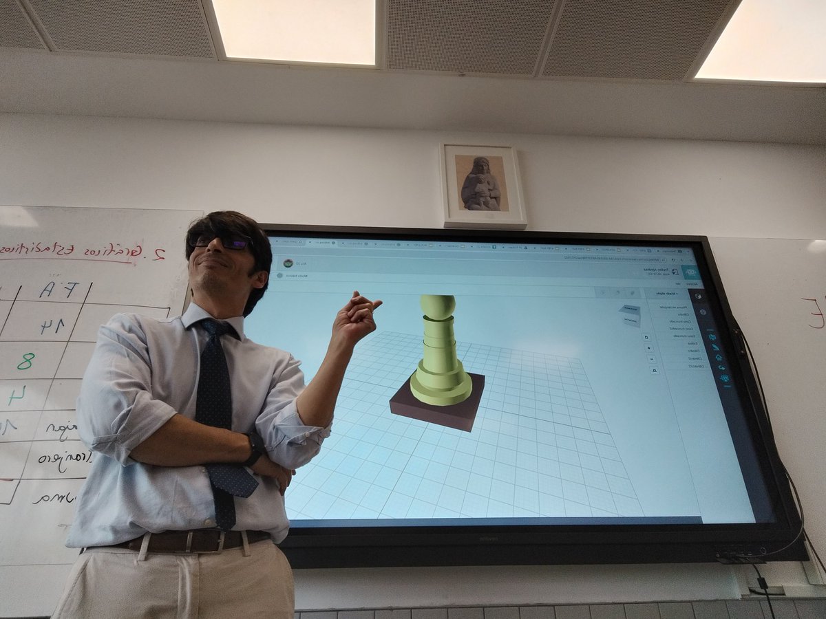 Vamos con proyecto #FirstLegoLeague y @RetoTech con los talleres de diseño 3D en @ColegioAldovea y @aldeafuente. Esta semana diseñando trofeos de ajedrez.
Gracias @BQEducacion por toda la formación y ayuda.
@FLL_Spain