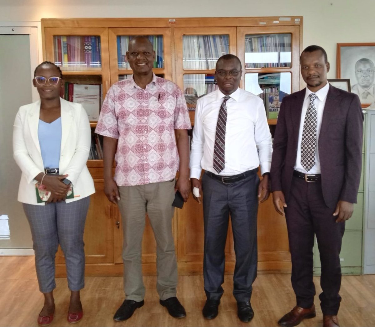 <a href="/KNBStats/">KNBStats</a> is keen to forge partnerships with county governments towards production of county-specific statistics for public good. Earlier, KNBS DG Dr. Macdonald Obudho met the Kakamega county delegation led by Dr. Bernard Wesonga Minister (CECM) Health Services. #partnerships