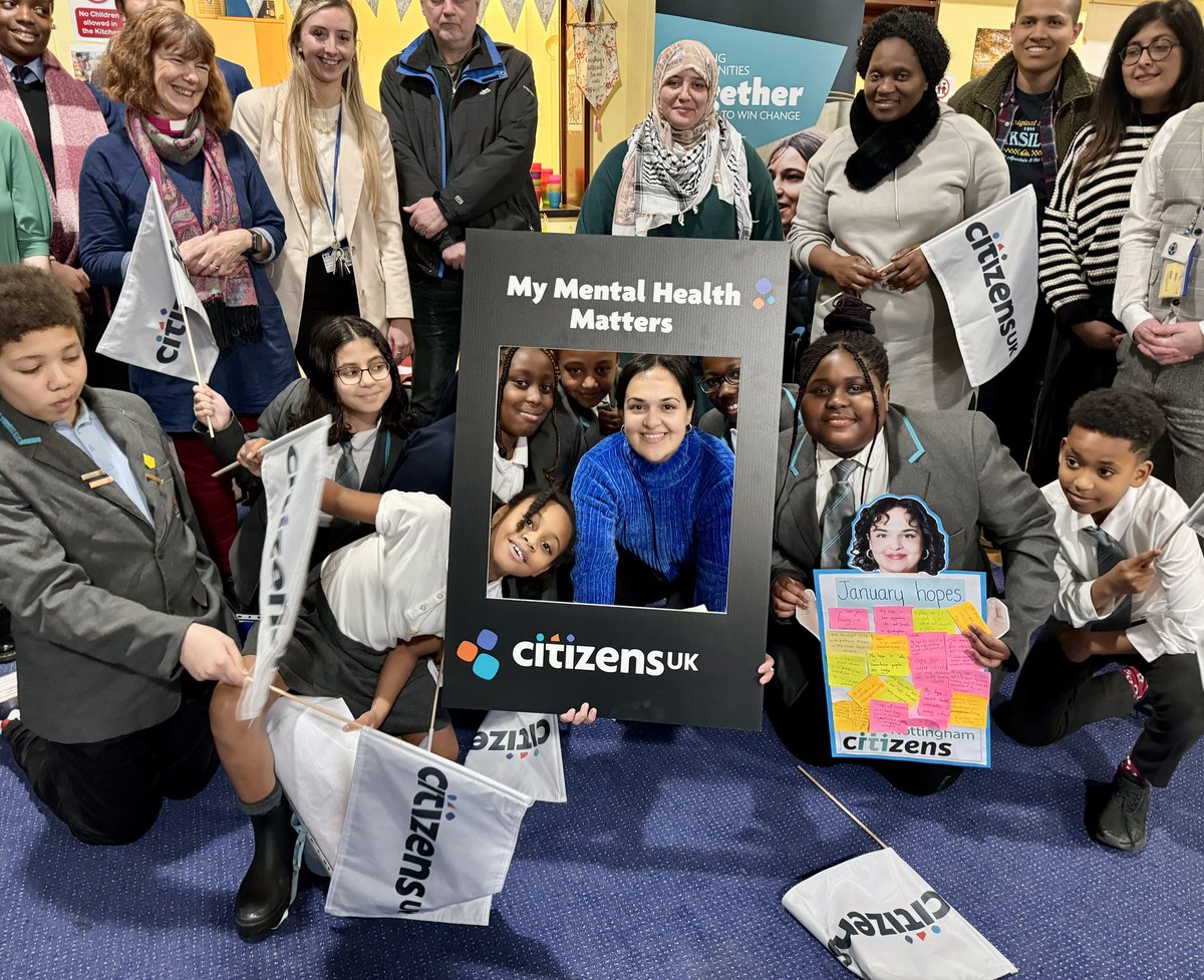 It’s Children’s Mental Health Week 💛 It was good to meet with @NottinghamCitz recently and hear about their campaign for a trained counsellor in every school and college. We also discussed their work on welcoming refugees, racial justice and the Living Wage. Keep it up!