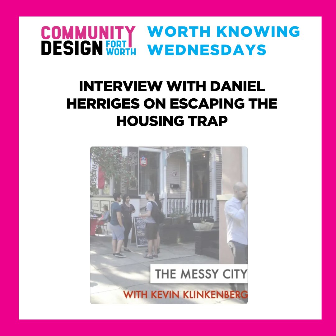 Affordability, Missing Middle, ADU's - Housing seems to be the topic of the day!  This Messy City podcast interview with co-author Daniel Herriges of the upcoming book, Escaping the Housing Trap touches on all those housing topics.  

bit.ly/494A1i5 #HousingTrap