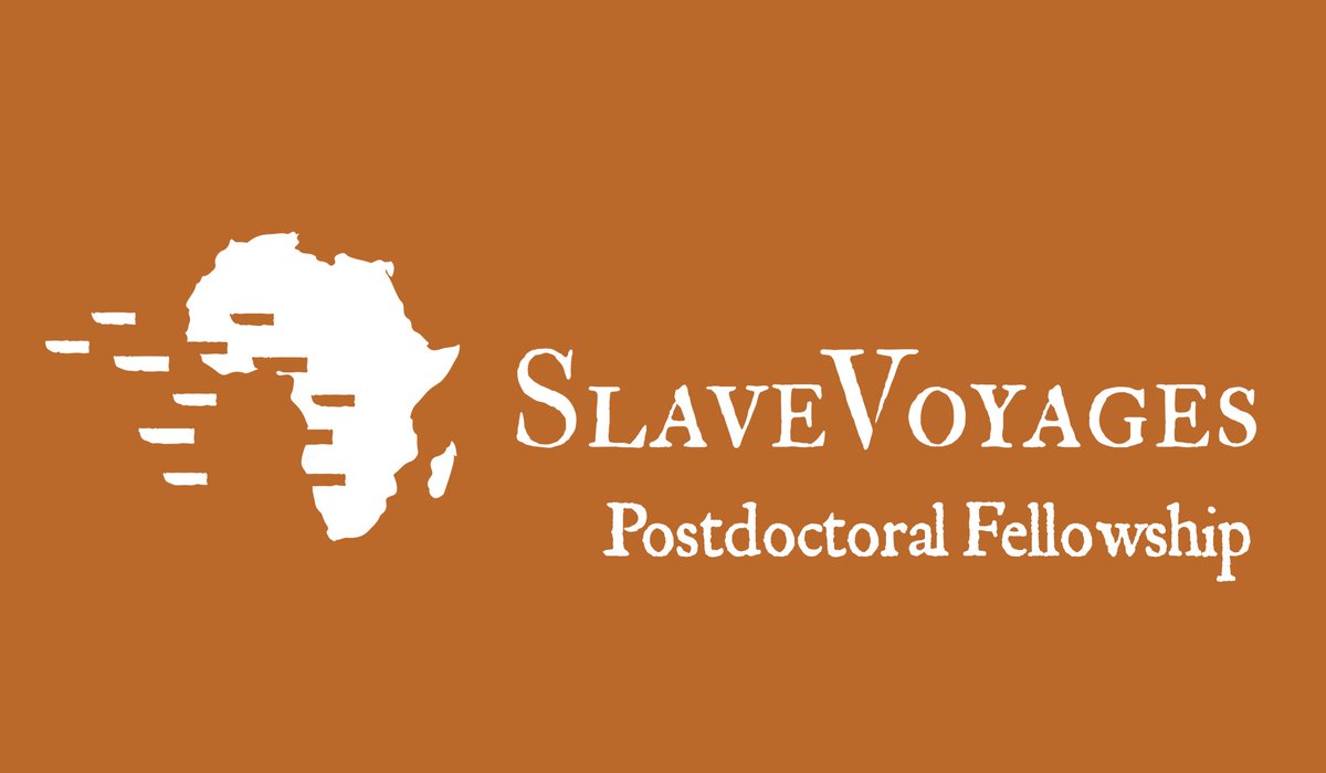 3rd @slavevoyages Postdoctoral Fellowship, based at @ucmerced , and in connection with the UC Multicampus Research Programs and Initiatives project 'Routes of the Enslavement in the Americas.' Apply now! slavevoyages.org/blog/slavevoya…