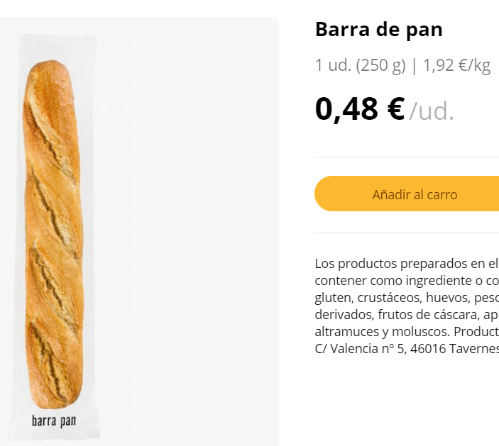 flix1's tweet photo. Más sencillo:

1kg de pan en Mercadona: 1,92€
Cuanto gana mercadona: 0,06€
Cuanto gana el Estado: 0,90€

¿A quién apuntan los propagandistas a sueldo del Estado? 

Pues eso... https://t.co/CYVprfJisx