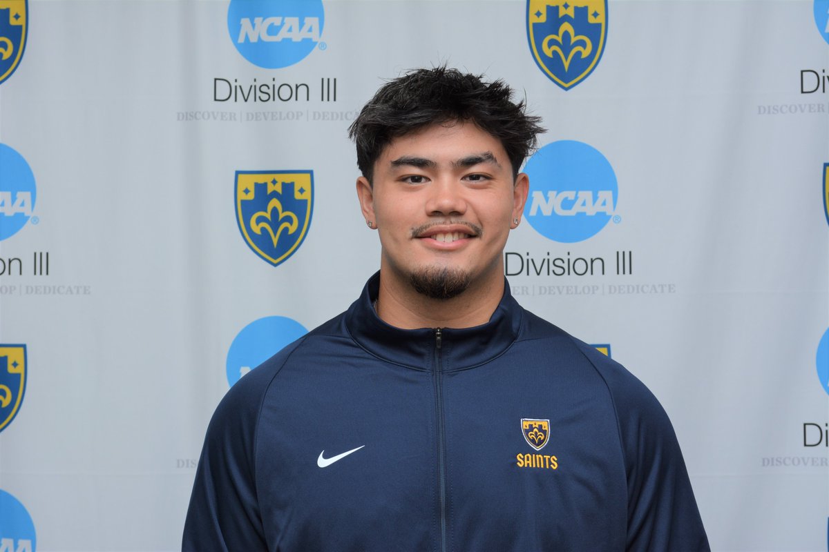 CSSSaintsFB's tweet photo. We would like to recognize our Defensive Player of the Year for the 2023 season: Anthony Vo

Anthony is a 3x winner of this award alongside being a multiple time All-MIAC selection. 

The 1st year captian had:
65 tackles
9 TFLs
4 sacks
2 INTs
1 PBU

Congrats Anthony! https://t.co/ST4sYU7hiD