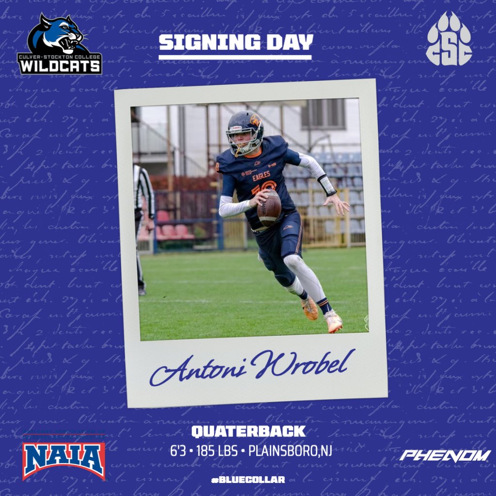 The newest #BlueCollar addition to the Wildcats, welcome home Antoni Wrobel.

#NSD24 | #WhoWeAre | <a href="/TonyWrobel3/">Tony Wrobel</a>