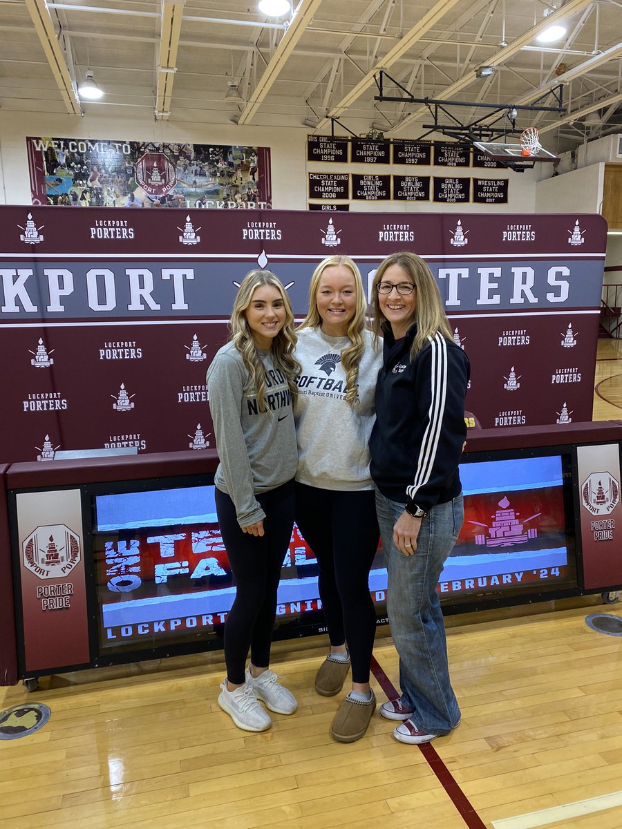 NLI Signing Day Today!  Congrats to Alyssa and Giuliana on their commitments to play 🥎 in college.  Missouri Baptist and Purdue Northwest are getting two of the best.  Keep playing with your H.E.A.R.T.s
⚓️🥎❤️#lthsathletics