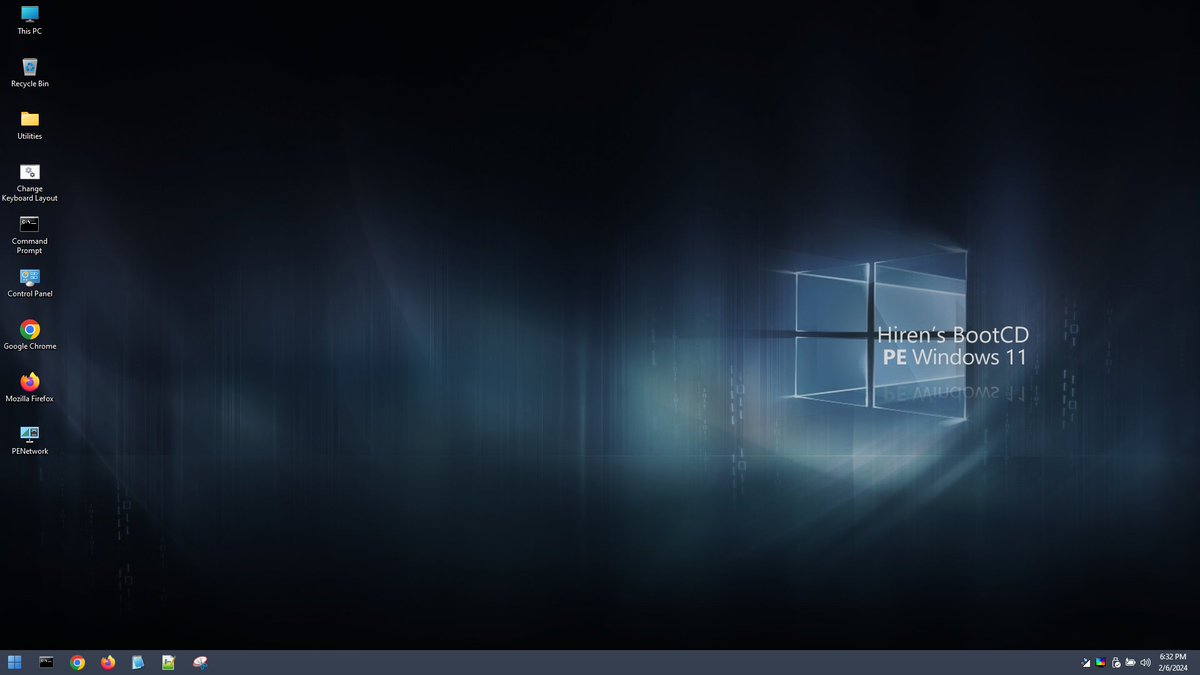 Hiren's BootCD PE tweet media