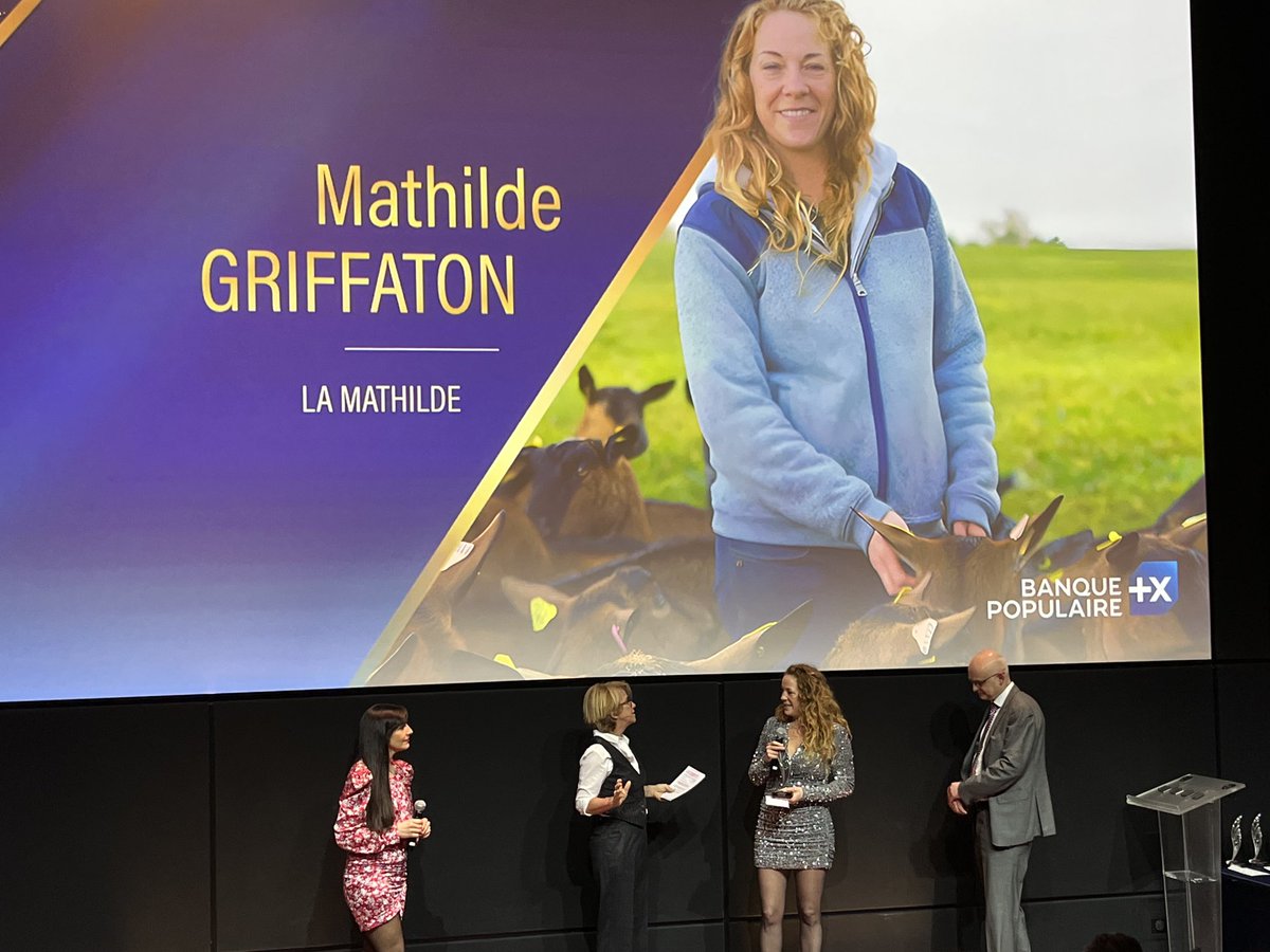 #PNDA « En me lançant je n’ai jamais eu de doute » La Mathilde gagne le Prix de la Creation d’entreprise des <a href="/BPCE/">Name</a> avec son projet de chèvrerie en ⁦@Departement54⁩ ⁦<a href="/GabrielleDufou5/">gabrielle dufour</a>⁩ ⁦@ChLambert_FNSEA⁩ ⁦<a href="/FBenabadji/">Fadela Benabadji</a>⁩ #agricultrices #agriculture