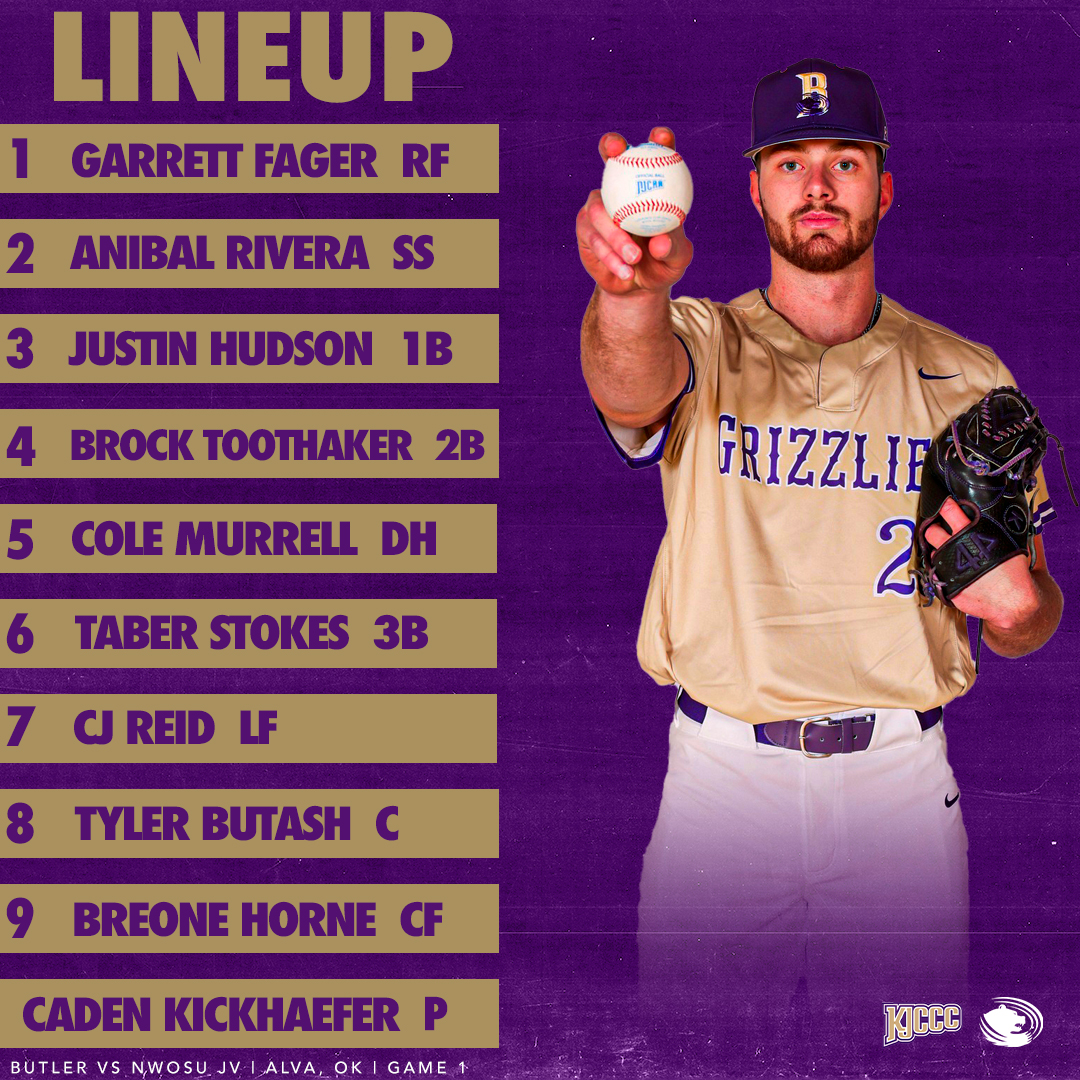 Butler Grizzlies (@butlergrizzlies) on Twitter photo BSB at NWOSU JV | Game 1
The first lineup of the 2024 season for <a href="/Buco_Baseball/">Butler Baseball</a> is in!
💻 butlergrizzlies.com/WatchLive/index
🔢 butlergrizzlies.com/sports/bsb/202…
#RoarGrizz🐻 BSB at NWOSU JV | Game 1
The first lineup of the 2024 season for <a href="/Buco_Baseball/">Butler Baseball</a> is in!
💻 butlergrizzlies.com/WatchLive/index
🔢 butlergrizzlies.com/sports/bsb/202…
#RoarGrizz🐻