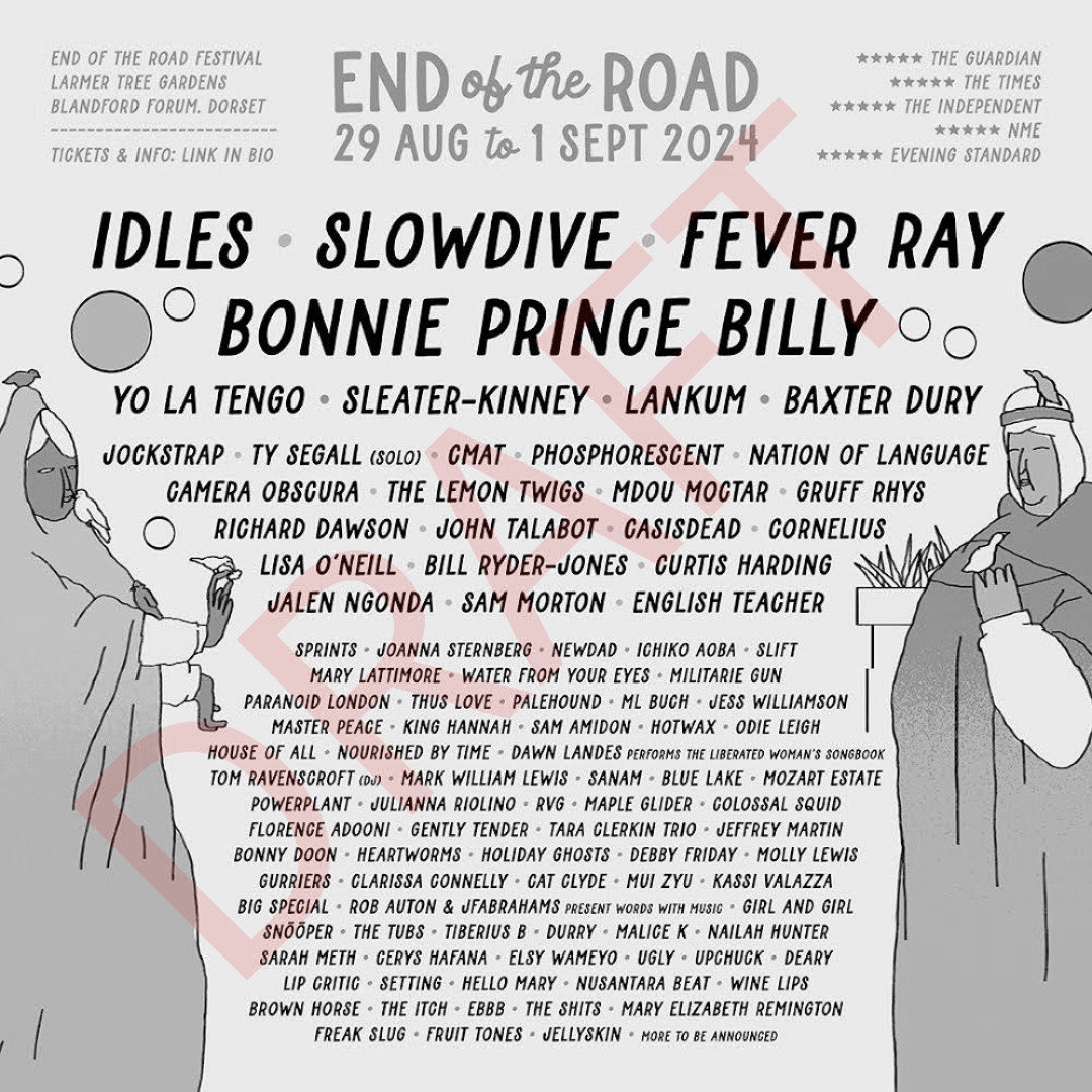 We are immensely excited to to be joining this incredible line up for @EOTR Our first time playing this festival. New songs. New life