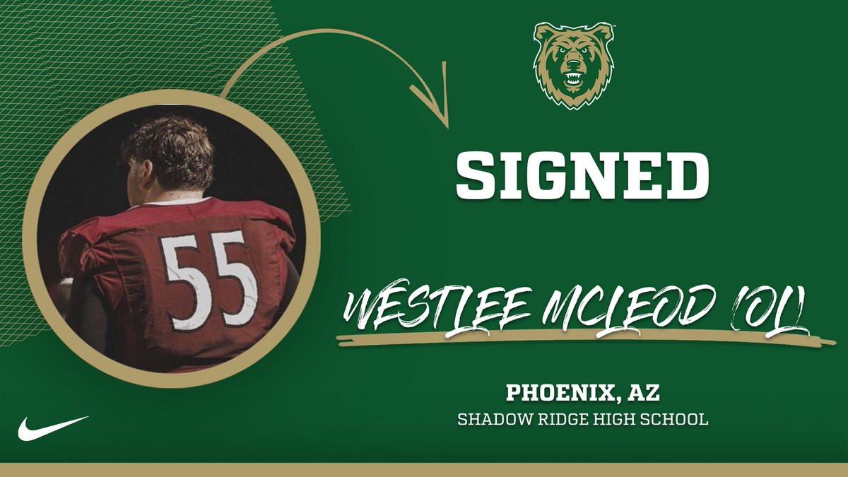 Rocky_Football's tweet photo. Welcome to the Rocky Family!
WestLee McLeod @McleodWestlee 
#BEARRAID @NSD24
https://t.co/LW4rewznGg https://t.co/ofVH8V9fh2