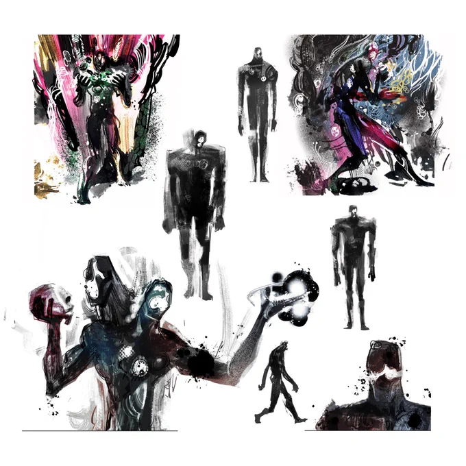 The bagelfication of Dr. Ohnn  (Spot character designs by ) #CreatingTheSpiderVerse 