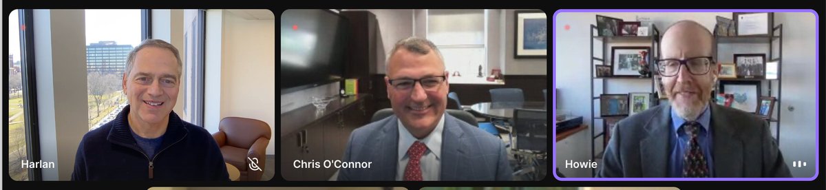 Back in the #healthandveritas studio today with @thehowie and today we are interviewing @ynhhealth CEO Chris O'Connor. Episode drops tomorrow. @YaleMed @YaleSPH @YaleSOM @mirandashafer