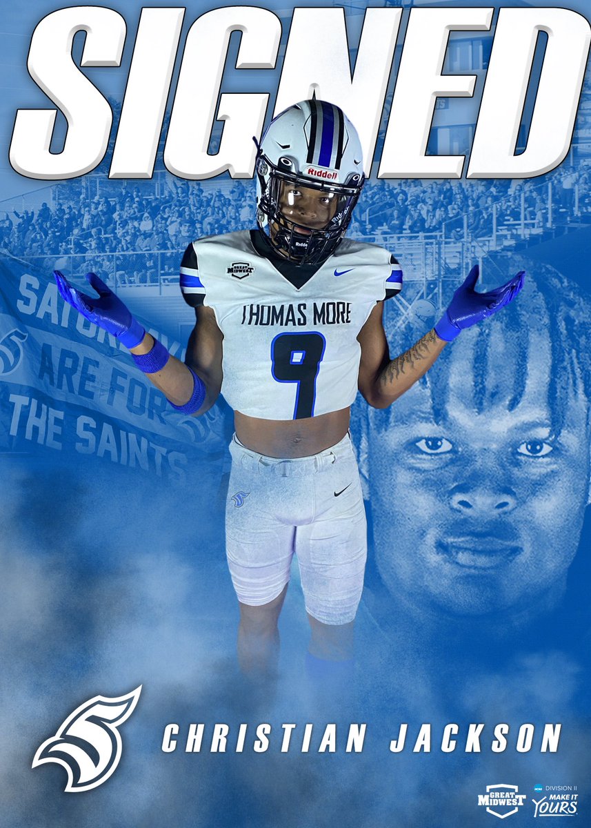 Thomas More Football (@tmu_football) on Twitter photo Welcome to Saints Nation!!
📱<a href="/C_Jackson2024/">Christian Jackson</a>
📍Maumee, OH
🏫Toledo Central Catholic HS
🏈<a href="/ToledoCCHS_FB/">Central Catholic Football</a>
#EarnIt #WeWantMore ⚪️⚫️🔵™️ Welcome to Saints Nation!!
📱<a href="/C_Jackson2024/">Christian Jackson</a>
📍Maumee, OH
🏫Toledo Central Catholic HS
🏈<a href="/ToledoCCHS_FB/">Central Catholic Football</a>
#EarnIt #WeWantMore ⚪️⚫️🔵™️