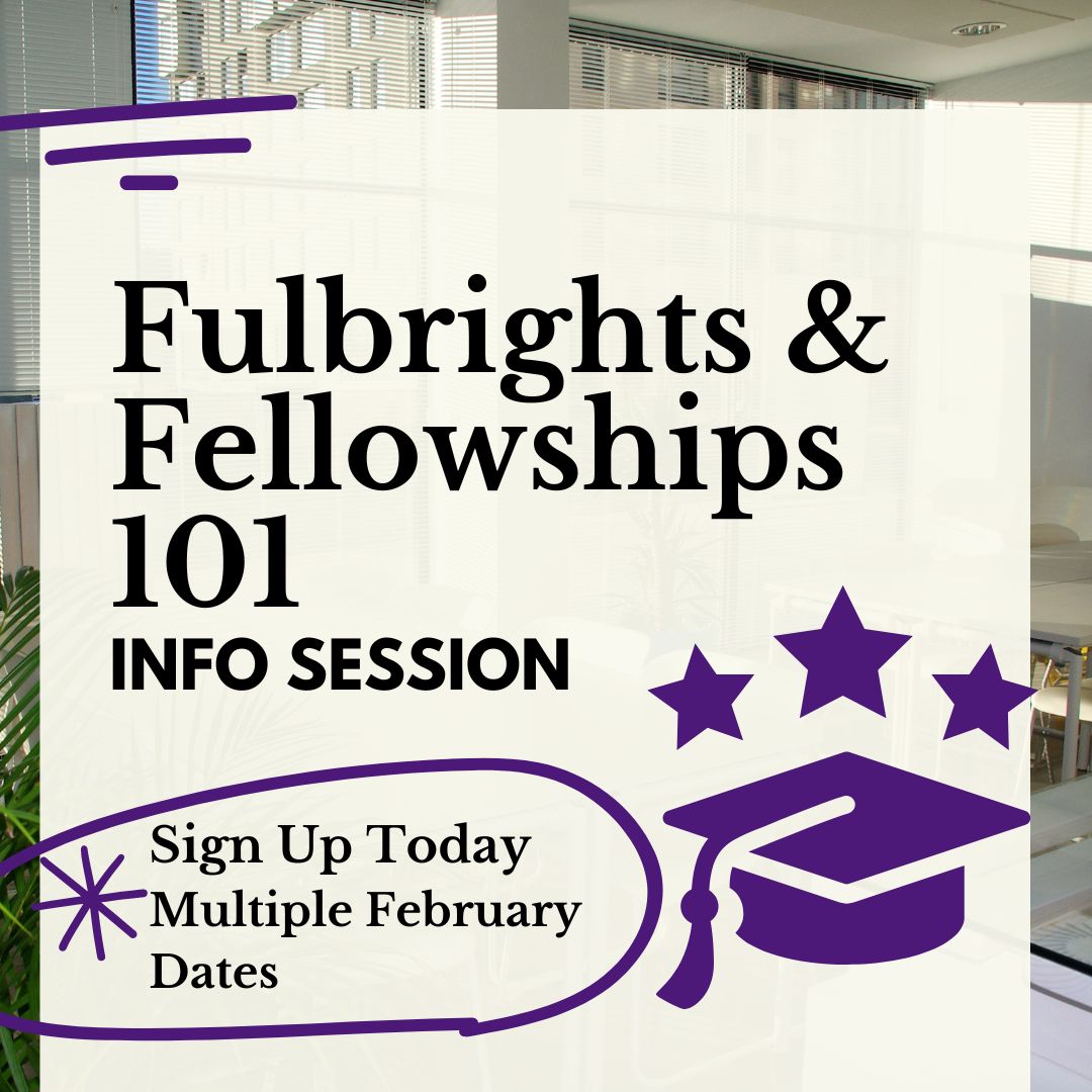 📣 Honors students 📣 Learn about prestigious, paid opportunities to teach English, conduct research or pursue grad studies in the U.S. and abroad! All majors welcome!
👉 Sign up for a February info session at bit.ly/49ucVS7 or email Dr. Tracy Rundstrom