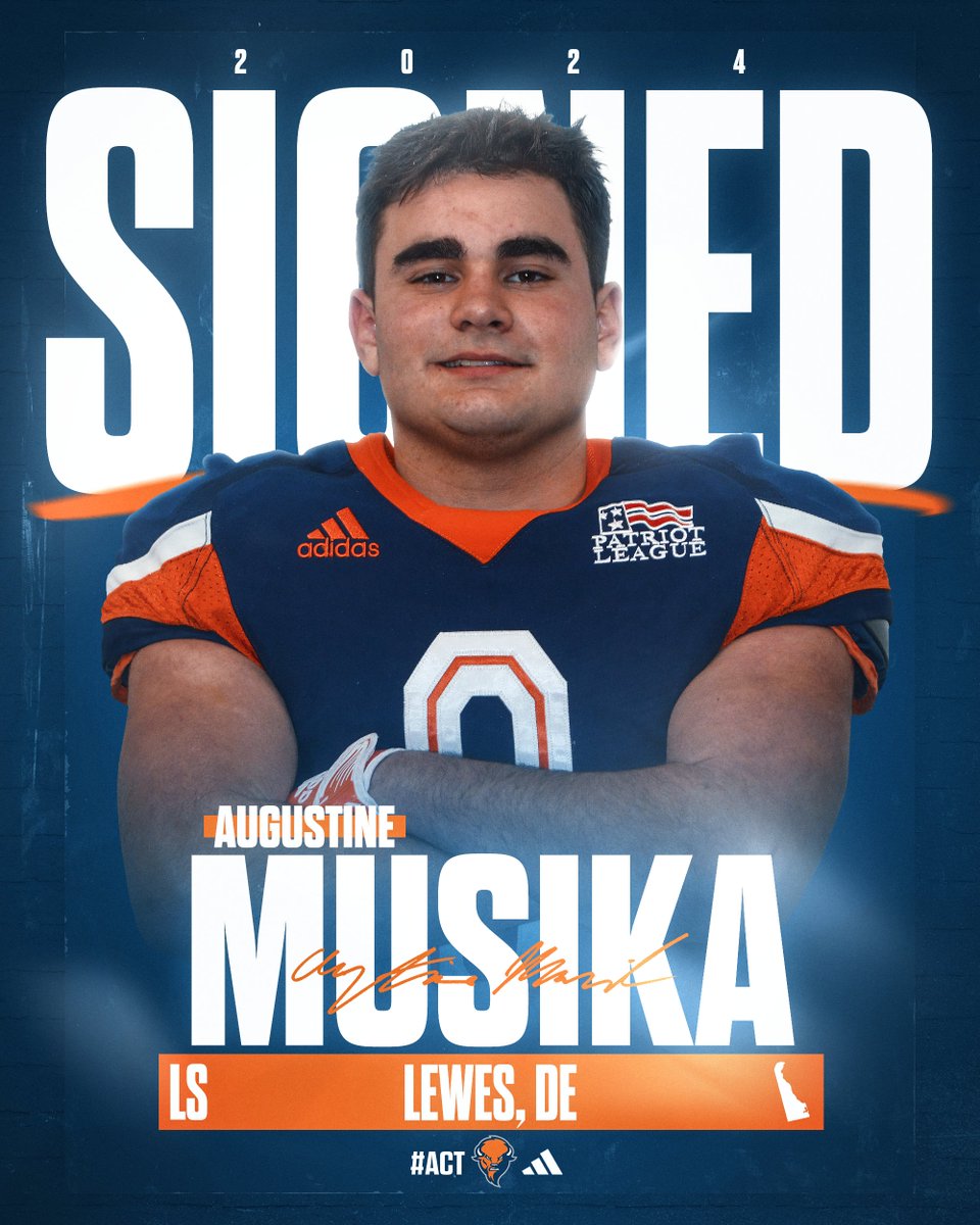 Introducing @gmusika3! 🔶🔷 Welcome to Bucknell! 📏 5'10' | 195 lbs. 🎓 Cape Henlopen #ACT | #NSD24