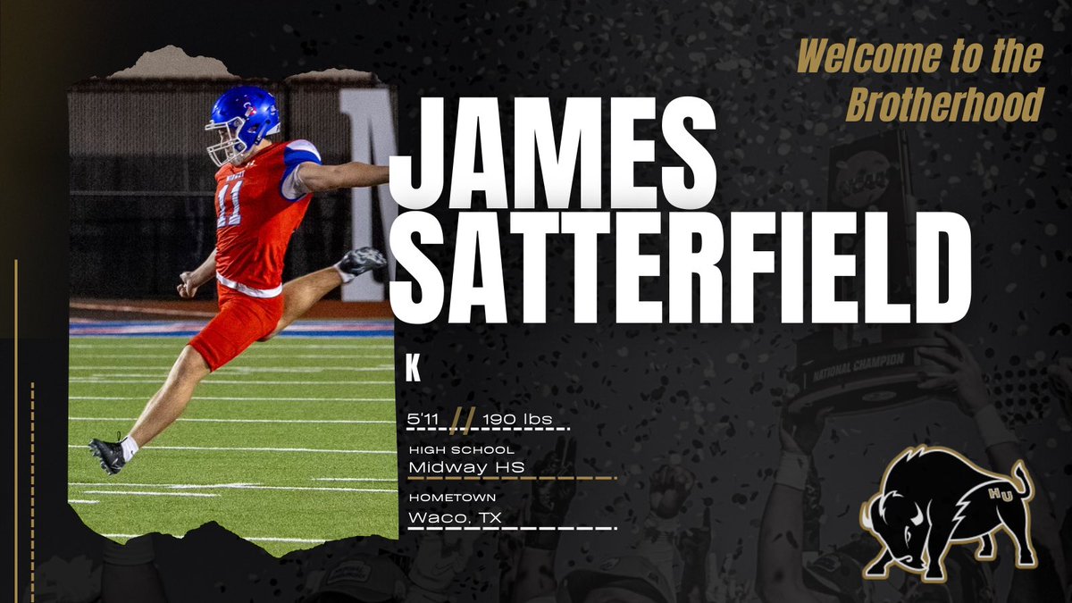 James Satterfield is officially a Bison!