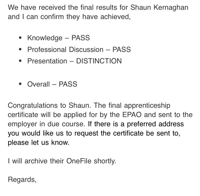 shaun kernaghan (@shaunkernaghan) on Twitter photo School work finished, Golf course management level 5 complete 📚<a href="/MyerscoughColl/">Myerscough College & University Centre</a> School work finished, Golf course management level 5 complete 📚<a href="/MyerscoughColl/">Myerscough College & University Centre</a>