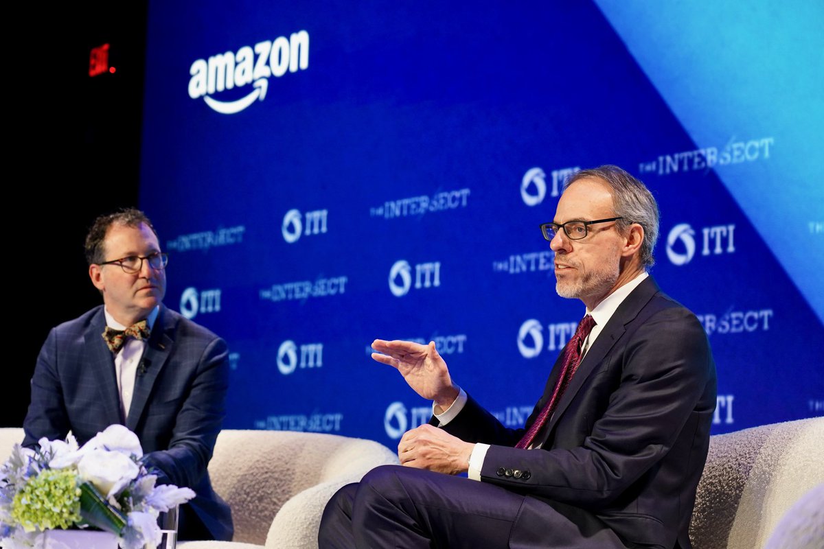 .<a href="/DavidZapolsky/">David Zapolsky</a>, @Amazon SVP of Global Public Policy &amp; General Counsel, joins ITI’s @JOxman on #TheIntersect2024 stage for a conversation on how smart policy can drive competitiveness and #innovation. Watch live: theintersect.tech/2024