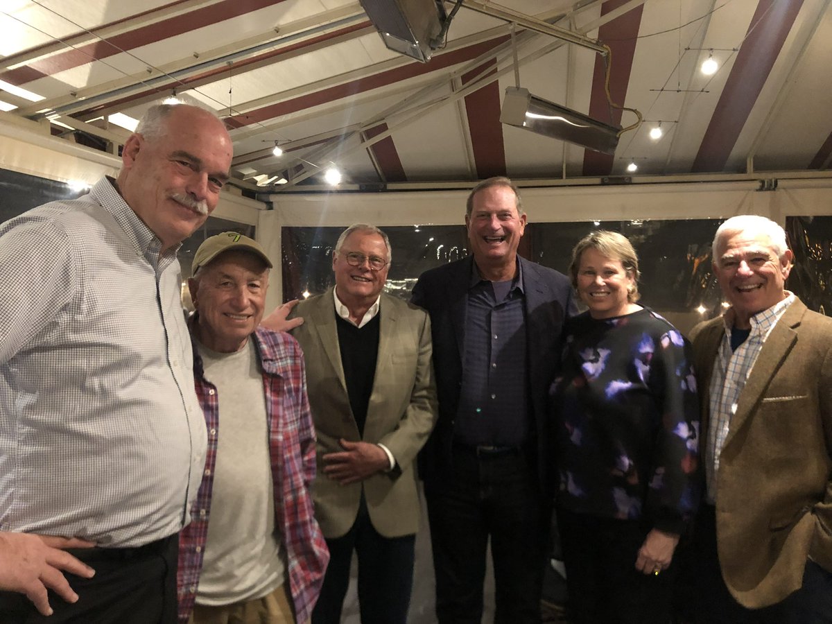 Great nite listening to good friend Ann Meyers Drysdale last nite at Ron Salisbury’s Cannery in Newport. Yes that is Doug Desences and Ralph.