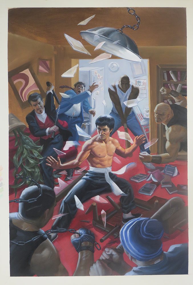 Bruce Lee #martialartist #brucelee #illustrator