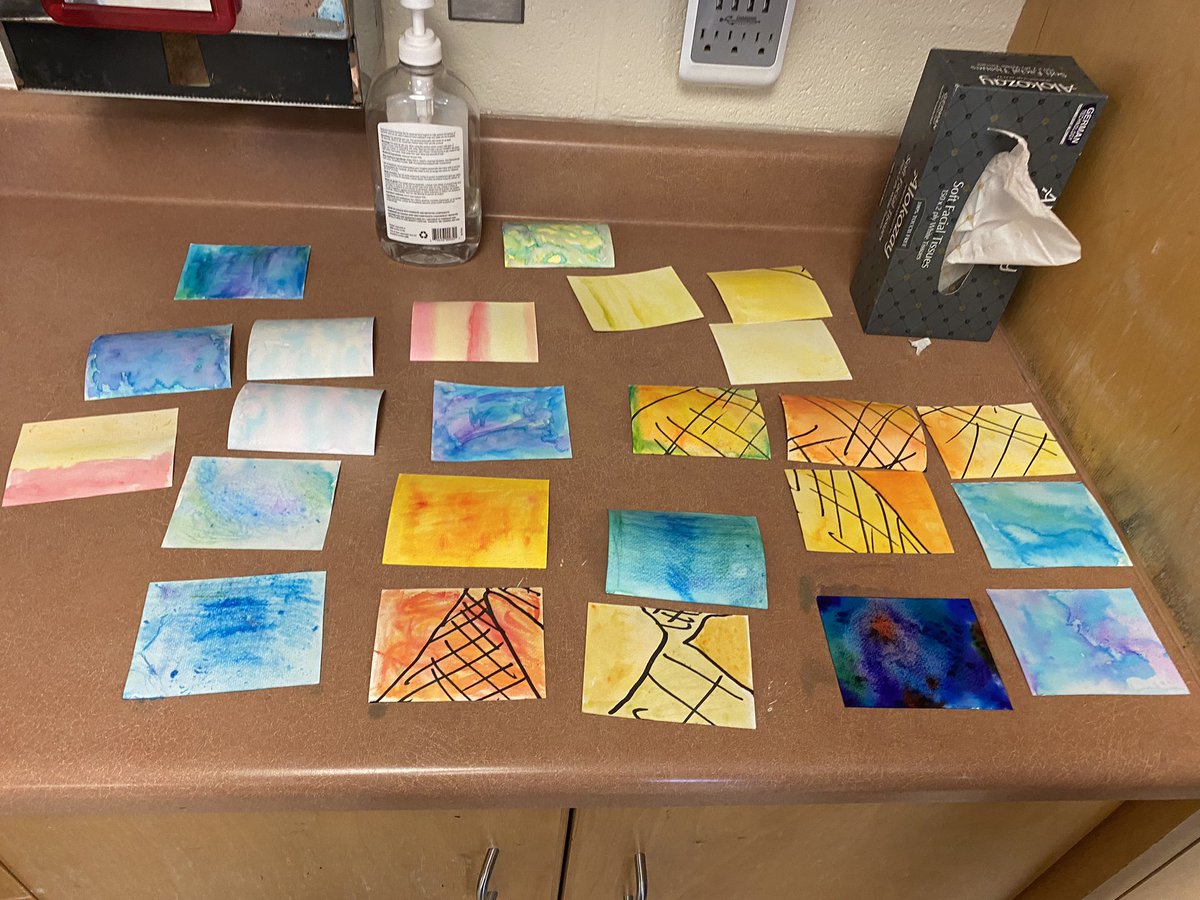 Students from grade 3/4-8 are enjoying working on collaborative art. Stay tuned as it evolves over the next week. <a href="/SCDSBequity/">SCDSB DEI/ML Department</a> #BlackHistoryMonth2024