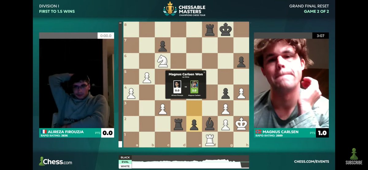 @chesscom @chess24com @MagnusCarlsen @chessable Champions chess tour is a tournament where super GMs fights to get beaten by Magnus in the Finale. @chessable #ChessChamps #chessablemasters