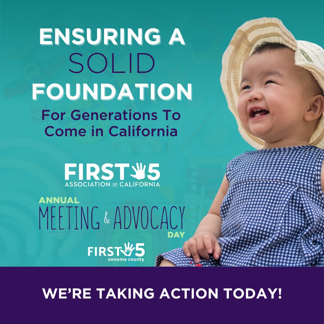 Today, we raise our voices to be advocates of change and to make a difference for our little ones! We're heading straight to the halls of power to meet with legislators and discuss crucial steps towards giving every child age 0-5 in California the support they deserve. #F5AD