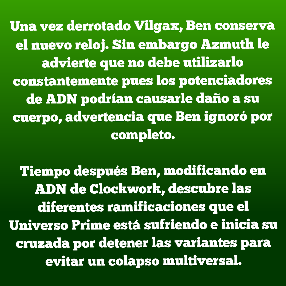 nach00_man's tweet photo. Y si.. existiese un Ben Tennyson que esté cazando a otros Bens para mantener el Mundo Prime intacto?
Aquí mi pequeño aporte al fandom de #Ben10 el #Maximitrix y un Ben malvado?
Mis papis.. digo mi inspiración: @hanibal38426 y @TrixTheAlien
#Ben10au #carnitrix #Chaquetrix https://t.co/lL3HT8f7kZ