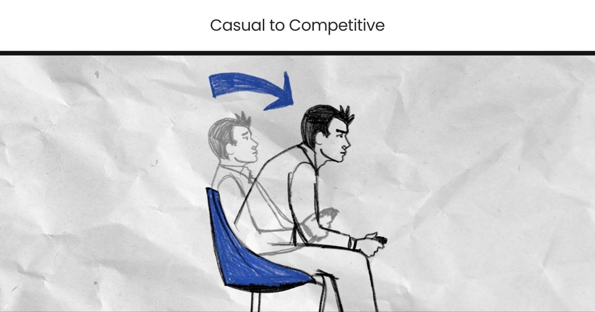 🎮 We're all familiar with this posture. What would you call it? Tag your friends & tell us your technique below. #GameStop #VideoGames #Gamer