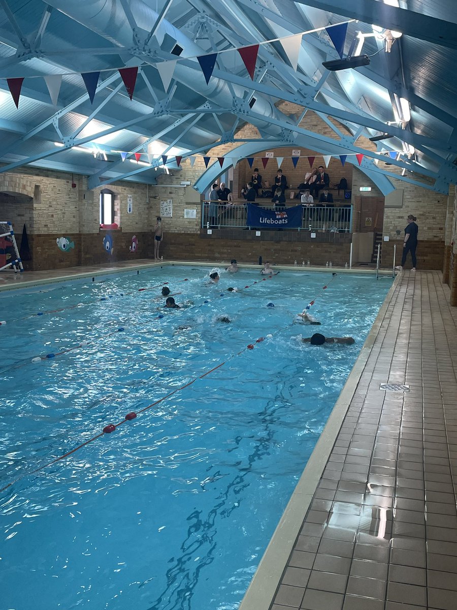 TheCaffinites's tweet photo. WOW!! What a day! 

We had 43 boys participating in the 1-mile swim today raising money for the @RNLI 

Each swimmer successfully managed to swim a total of 76 lengths! 

I am super proud of each and every one of them. 👏 👏 👏 

@Dunelmia #fundraising @FrSimonTSSF https://t.co/KXWTGK8usO