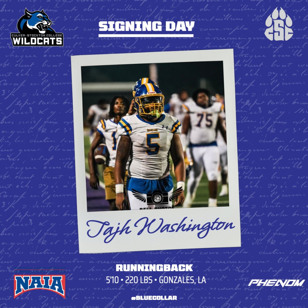 The newest #BlueCollar addition to the Wildcats, welcome home Tajh Washington.

#NSD24 | #WhoWeAre | <a href="/tajhWashington5/">Tajh Washington</a>