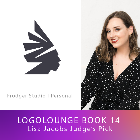 Lisa Jacobs' Top Logo Pick For Book 14, jury chair Lisa Jacobs selected Frodger Studio's personal logo as their favorite. Frodger Studio has posted 54 logos within their first year as a member of LogoLounge and 24 of them are featured in Book 14! #LogoLoungeBook14#Book14#Logos