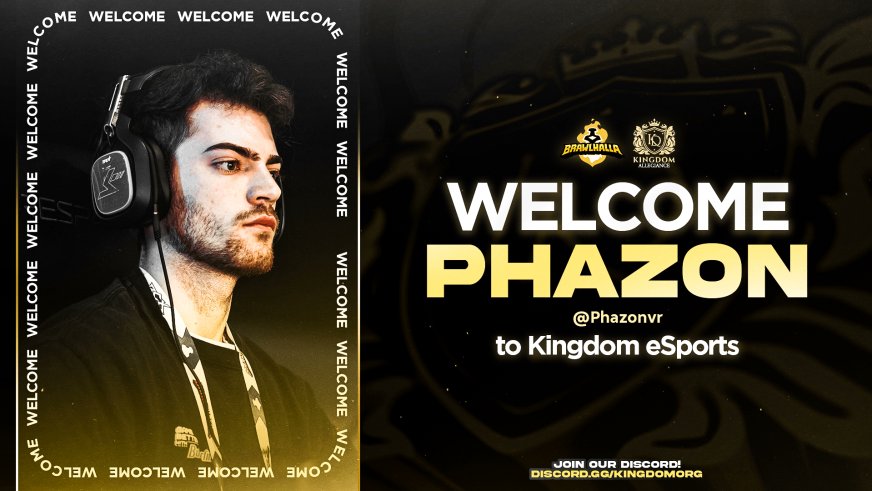 Welcome our new CONTENT CREATOR! 
👑<a href="/Phazonvr/">Vinny</a> 👑

We are pleased to announce one of the most consistent and biggest Brawlhalla content creators into Kingdom.

Welcome to the Kingdom!🥂
#KingdomOnTop