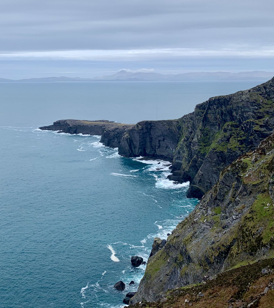 Looking towards the Dingle Peninsula from Valentia Island today ⛰️🌊🌊⛰️