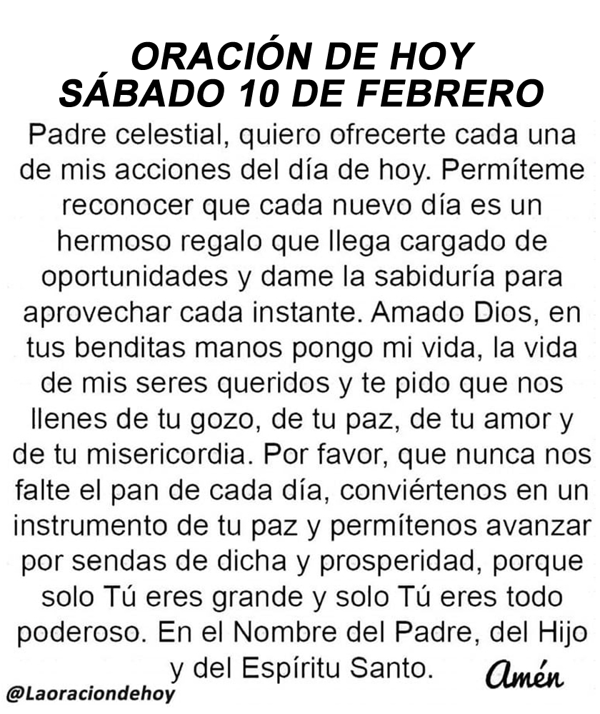 Oración De Hoy tweet media
