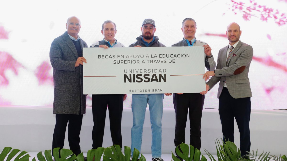 Llevamos más lejos nuestro compromiso con Aguascalientes🇲🇽, por primera vez Universidad #Nissan📚, iniciativa dirigida a nuestros colaboradores ofrecerá 50 becas para el desarrollo profesional de los jóvenes del estado. #EstoEsNissan