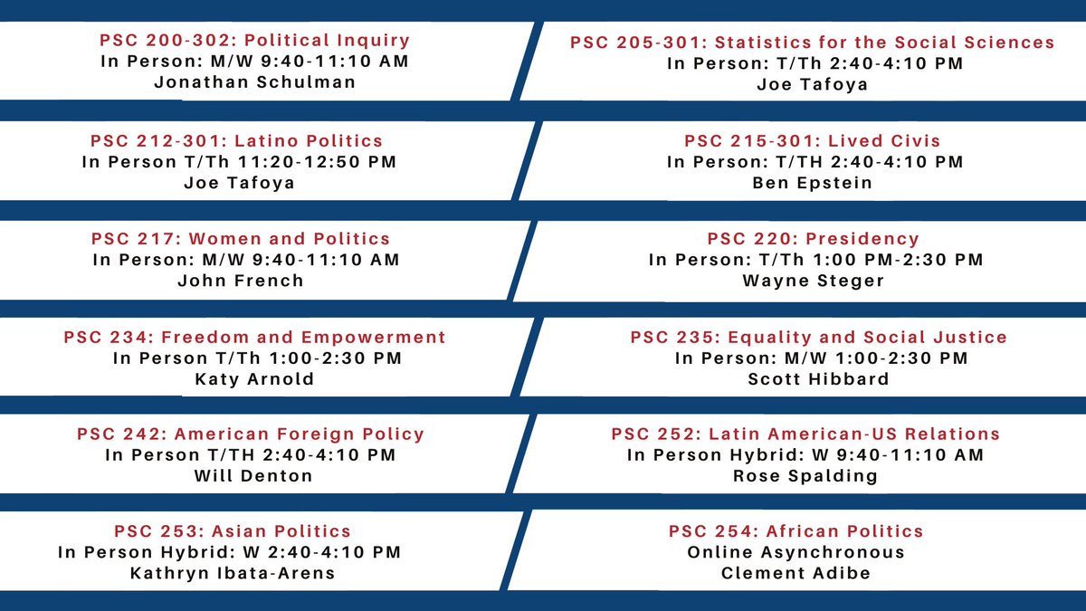 PSCDePaul's tweet photo. Looking for Spring Quarter classes? Registration begins today so check out the full list of PSC offerings available for the upcoming quarter! https://t.co/vI5xfHKdLH