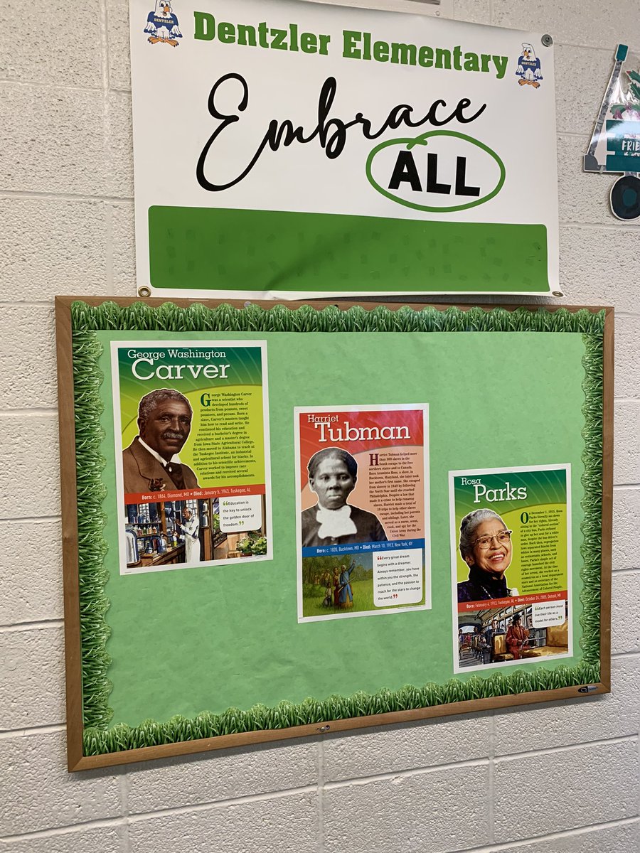 PCSDdentzler's tweet photo. Celebrating Black history month. #PCSDProud #Dentzlereagles #LearningOurRoots. https://t.co/JQlAm2Idf4