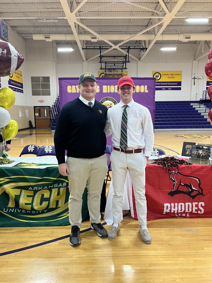 Congratulations to Adam Johnson and Christian Potts on signing their letters of intent to play at the next level.