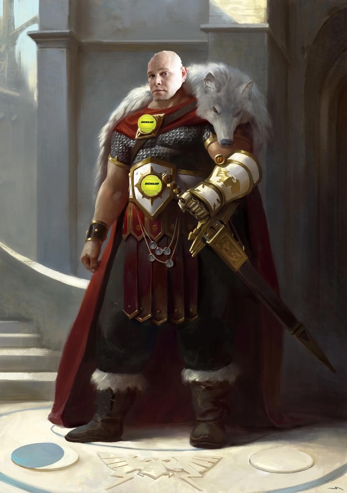 D_Lombardozzi's tweet image. “Primarch of the Fuzzy Dunlop Wolves.” #Fanart #herc #thewire