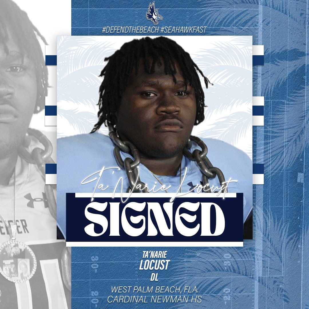 Introducing the newest Seahawk Ta'Narie Locust!
Welcome to the family!  

#DefendTheBeach #SeahawkFast #NSD2024