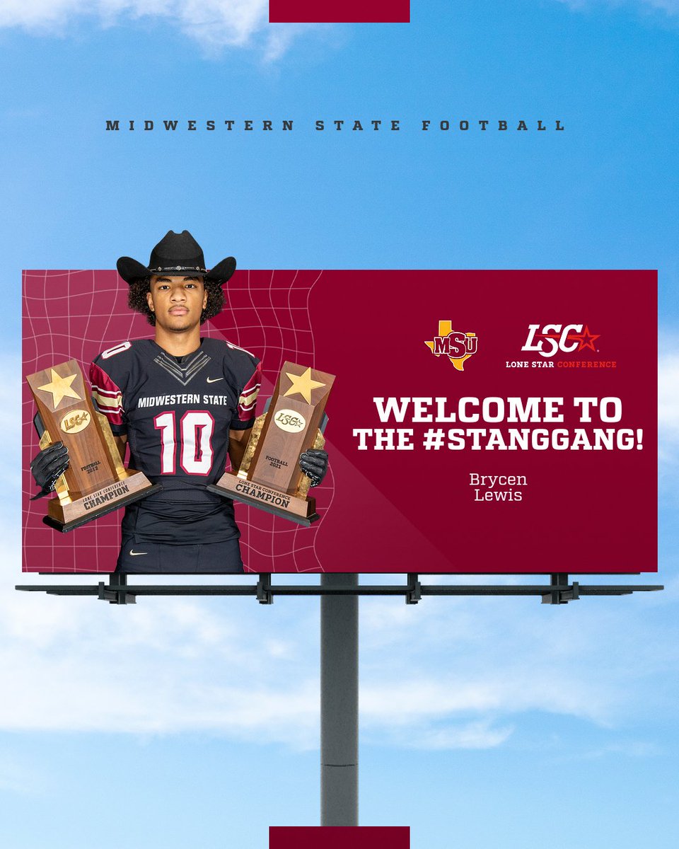 MSUMustangs's tweet photo. ✍️ | The #StangGang welcomes Brycen Lewis, a 6-3, 185-pound safety from Seagoville HS! #NSD2024 https://t.co/h395OyRcgU