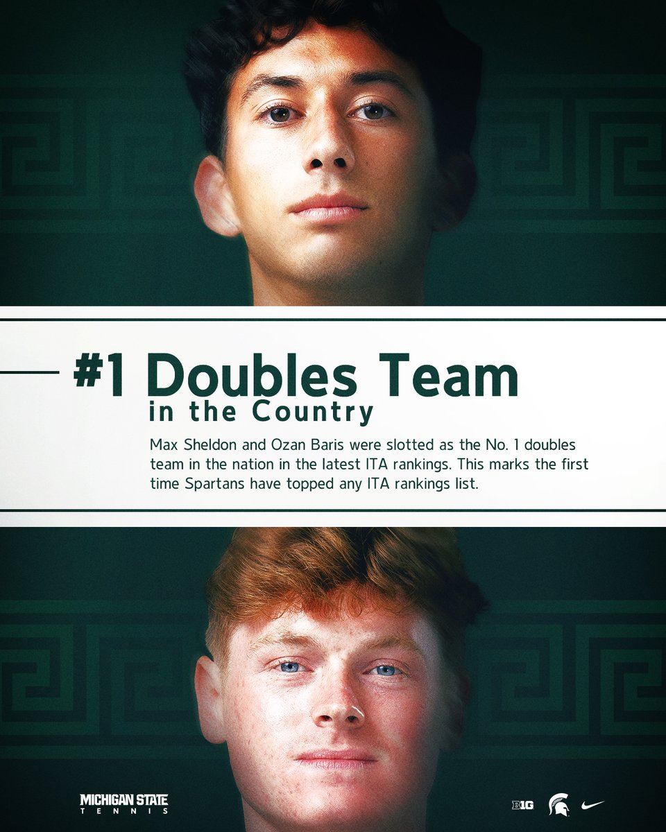 MSU_MTennis's tweet image. Top dogs. 

#GoGreen